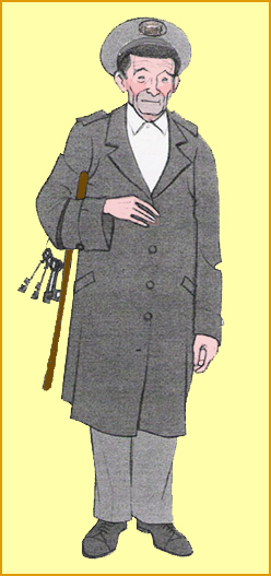 Típico sereno de Madrid